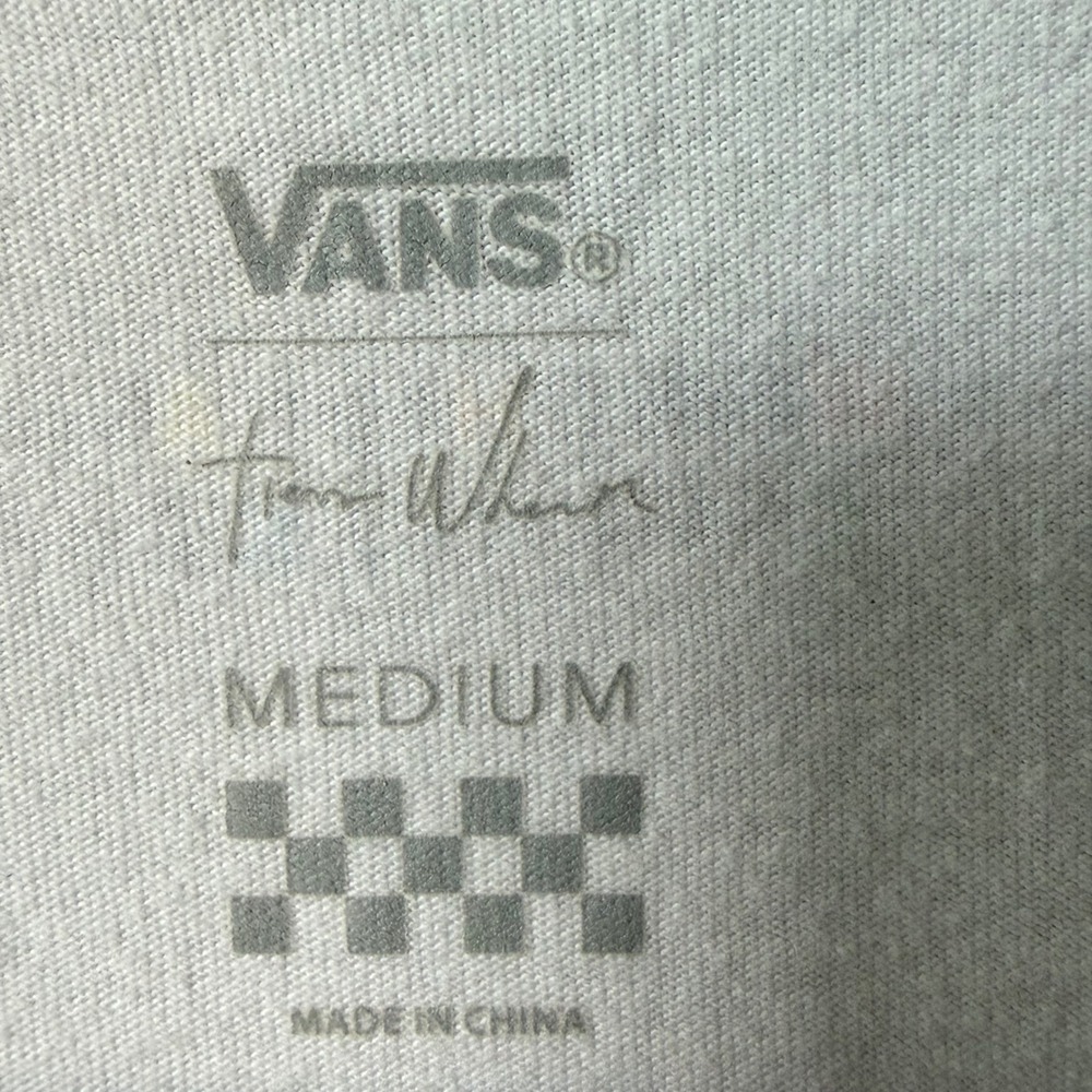 Vans x Tom Whack "It's‎ Okay To Cry" Long Sleeve Tee Medium Skater Streetwear - Picture 6 of 7